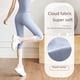 thumbnail image 3 of Pantalones de fitness recortados para mujer, pantalones cortos deportivos elásticos de cintura alta para levantar la cadera, pantalones ajustados de color melocotón para yoga, 3 of 5