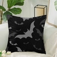 thumbnail image 2 of MKHERT Halloween Bats Pillow Covers Pillowcase Throw Pillows 18x18 inch, 2 of 2