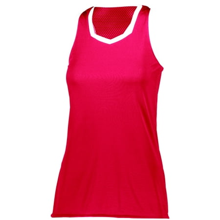 Augusta M Girls Crosse Jersey Red/White 1679