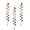 Rainbow (3-PC), variant on In the Breeze 4250 — Rainbow Curlie Spinner, 24-Inch Colorful Wind Spinner, Outdoor Decoration, Hot Air Balloon Accessory