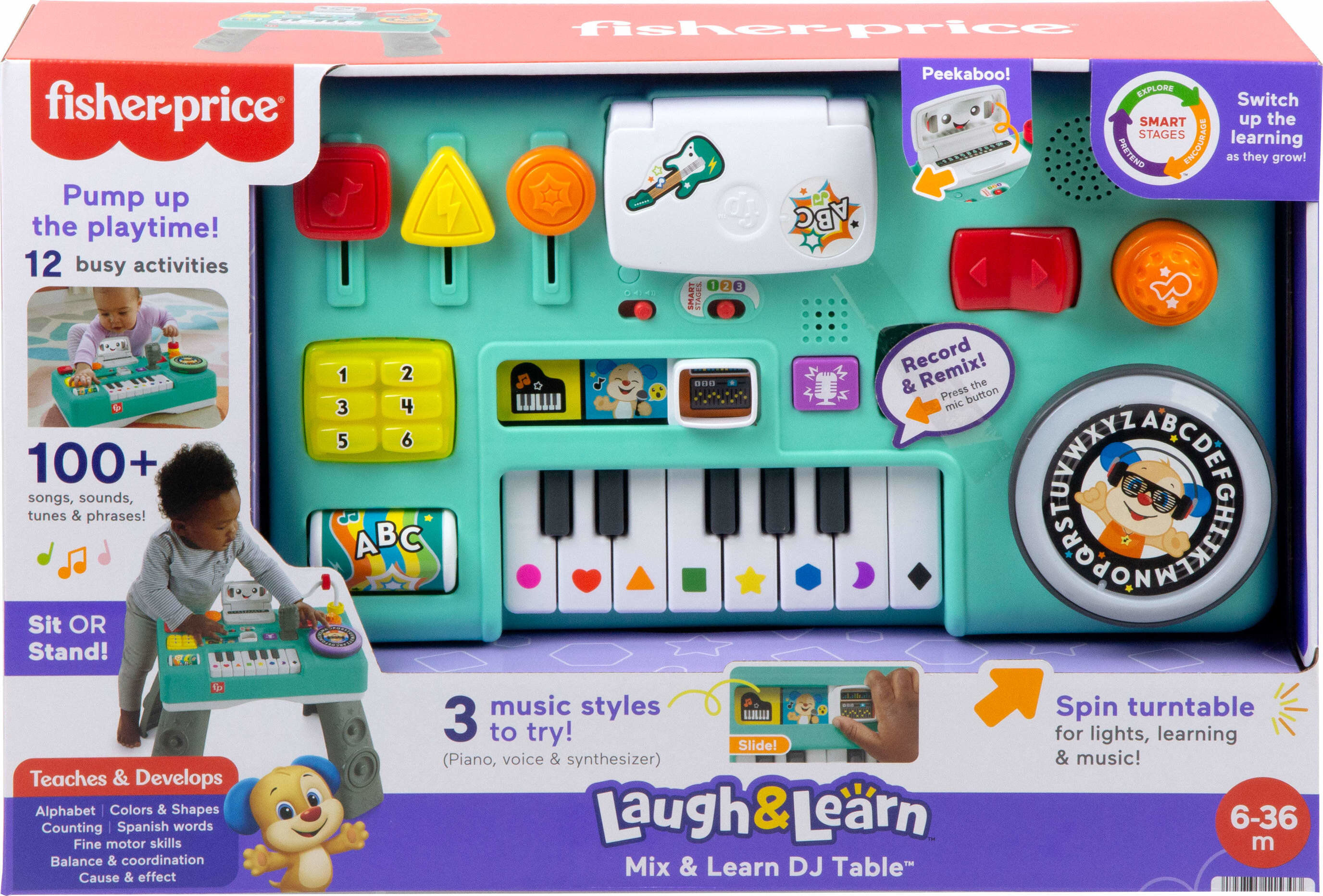 Fisher-Price Laugh & Learn Mix & Learn DJ Table photo 6