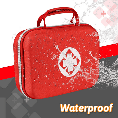 299Pcs Portable Home First Aid Kit Portable Red Camping Essentials Emergency Set Outdoor Backpacking Gear First Aid Kits Car Home Suitable for Hiking YIDERBO