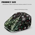 thumbnail image 4 of Chririnla Christmas Polyester Forward Flat Cap Featuring Snowflake Pine Tree, Adjustable Retro Newsboy Hat for Driving and Outdoor Camping, 4 of 4