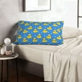 thumbnail image 6 of Gukieu Cute Yellow Rubber Ducks Print Plush Pillow Cover, Hidden Zipper Pillow Protector without Pillow Core, Suitable for Bedroom, Office, Car Decoration-16"x24", 6 of 6