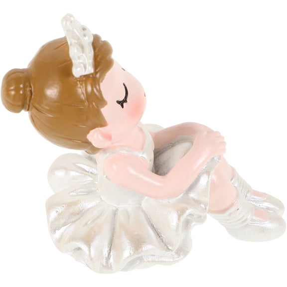 Luxshiny Ballet Birthday Party Decorations Ballet Girl Cake Topper Resin Figurine 1Pack