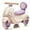 Purple, variant on iRerts 12V Powered Ride on Motorcycle, 3 Wheels Kids Electric Motorcycle for Toddlers 1-3 Years Baby First Toy, Electric Ride on Toys with Remote Control, Music, Special Wooden Handle, Pink