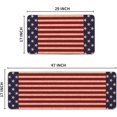 thumbnail image 3 of Stars Stripes Patriotic 4th of July Kitchen Mats Set of 2, Memorial Day Independence Day Home Decor Kitchen Rugs - 17x29 and 17x47 Inch, 3 of 6