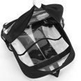 thumbnail image 5 of 16.5in Large Capacity Transparent Backpack for Teens, Schoolbag with Multiple Pockets for Schools, Stadiums, Travel, Everyday Use, 5 of 8