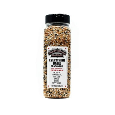 Everything Bagel Seasoning Premium Spice Blend With Pink Himalayan Salt Sesame Seeds Onion Garlic And Poppy Seed Bulk Shaker Gluten Free Keto And Paleo 12 Oz