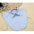 thumbnail image 2 of YEKEYI Fake Collar Detachable Collar Blouse Dickey Half Shirts Peter Pan Collar, 2 of 7