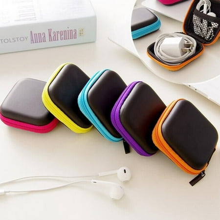 Headphones Travel Organizer Bags Earphone Cable Earbuds Storage Bag Hard Organizador Case Carrying Pouch Bag Card Hold