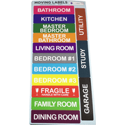 InStockLabels.com Packing Labels for Moving Supplies Color Coding Home Moving Stickers for Box Storage and Organizing each Room Packing List Tape Labels for Storage Organizer Box