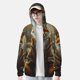 thumbnail image 2 of Balery Streamside Meditating Fox Sudadera ligera de manga larga con capucha y protección solar UPF 50+ para hombre y mujer, ideal para pesca y running-X-Large, 2 of 7
