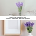 thumbnail image 4 of unbranded 6Ud Planta Artificial De Lavanda Simulada En Violeta Para Decorar Estudio O Oficina, 4 of 8