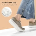 thumbnail image 3 of TEAHOO X STQ Slip on Shoes Women Casual Arch Support Sneakers Comfortable Orthopedic Loafers for Foot Pain Relief Taupe US 7, 3 of 6