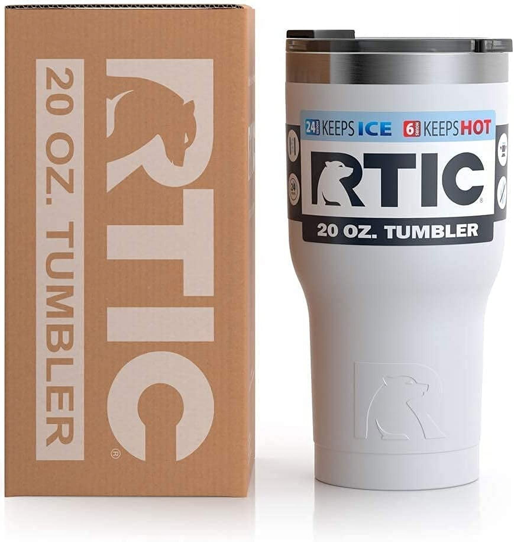 RTIC 20 oz Tumbler Hot Cold Vacuum Insulated 20oz - Sportsman