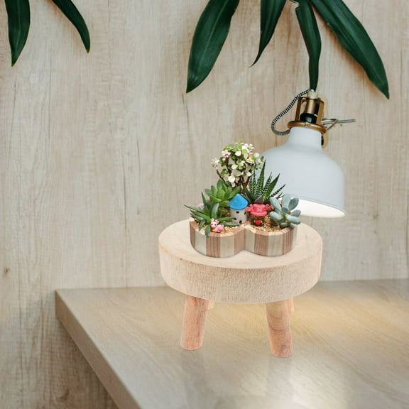 GOOHOCHY 1Pack Planter Stand For Indoor Decor Living Room 5.50X5.50X3.54Inch