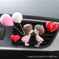 thumbnail image 3 of Clip de salida de aire para coche, decoración de dibujos animados para parejas, figura de acción, adorno de globo, accesorios de salpicadero Interior automático, regalo para niña, 3 of 4