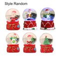 thumbnail image 3 of Opvise Glass Snow Globe Exquisite Holiday Decor Glowing Crafts Christmas Tree Santa Claus Snowman Glass Ball Ornament Home Decoration Style Random, 3 of 8