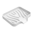 thumbnail image 3 of Jaboneras Jabonera de silicona Bandeja decorativa Organizador antideslizante Jabonera para Blanco, 3 of 9