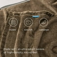 thumbnail image 5 of Cozy Comfort Fleece Blankets King Size Taupe - Soft Lightweight Plush Cozy Fuzzy, 108X90 inches, 5 of 7
