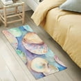 thumbnail image 6 of Abstract Seashells Luxury Kitchen Rug Non Slip Bathroom Plush Mat Shaggy Bedroom Carpet 39"x20", 6 of 6