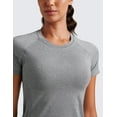 thumbnail image 5 of CRZ YOGA Seamless Workout Tops for Women Running Gym Athletic Yoga Short Sleeve Shirts, 5 of 6