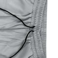 thumbnail image 5 of Kalauyu Mens Waffle Casual Pants Fashion Loose Fit Wide Leg Pants Straight Sweatpants Elastic Waist Drawstring, 5 of 8