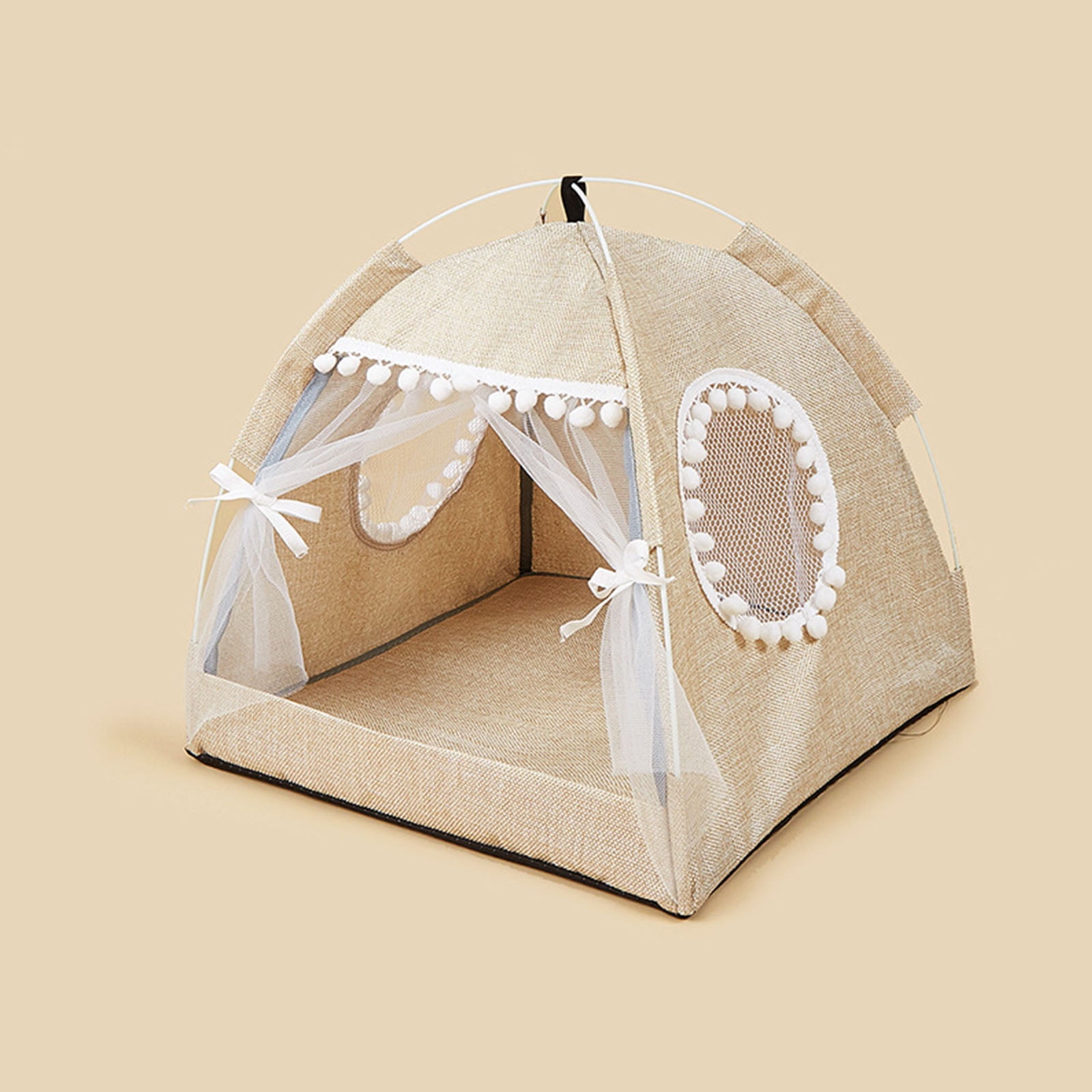 Pet Teepee Dogs Bed for Dogs Outdoor Camping Resting Tent Portable Lightweight Puppy Pet Tent
