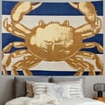 thumbnail image 2 of BCIIG Crab Tapestry Wall Hanging Unique Style Graphic Tapestries Home Wall Decor Art for Living Room Bedroom Apartment Farmhouse Dorm 40x60inch, 2 of 6