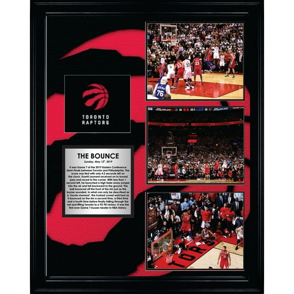 Kawhi Leonard Toronto Raptors Framed Game 7 "The Shot" Collage
