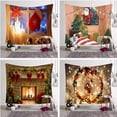 thumbnail image 2 of Tapiz de Navidad Árbol de Navidad Tela de Papá Noel Tela de pared Calcetines de Navidad Regalo de Navidad Tapiz colgante de pared Sailing  Electrónica, 2 of 4