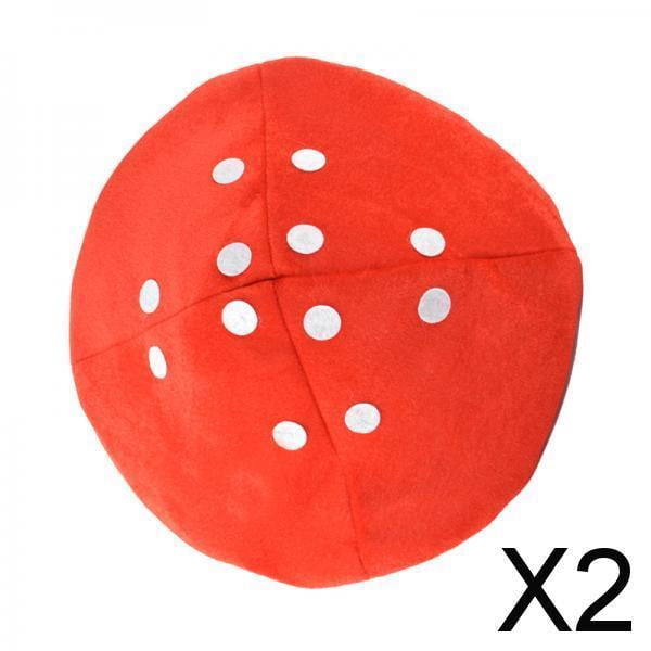 Sombrero de hongo rojo,Suministros de recuerdo para disfraz de niño con sombrero de hongo rojo,Sombrero divertido Gorras de cosplay Decoración novedosa Fiesta,Festival Carnaval Navidad