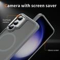 thumbnail image 4 of Dteck for Samsung Galaxy S23 Case with Magnetic, Compatible with MagSafe, Military Drop Protection Slim Translucent Matte Shockproof with Anti-Fingerprint Phone Case,Gray, 4 of 8