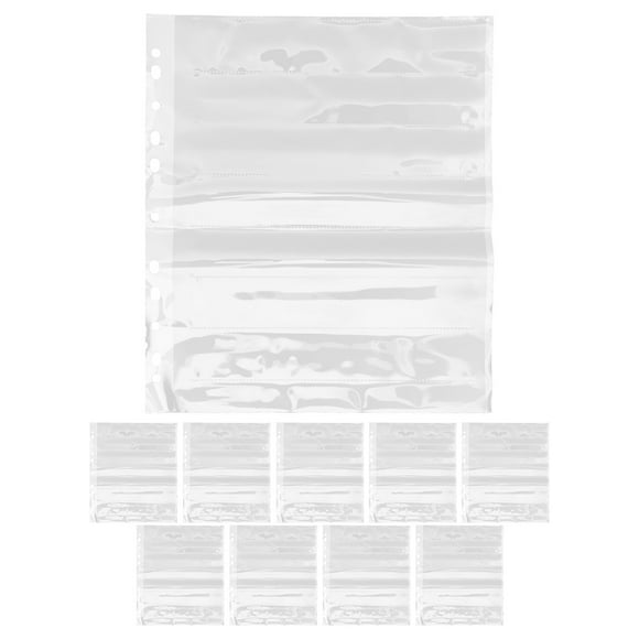 Juego de 10 fundas impermeables para negativos fotográficos con protectores de página resistentes, ideales para almacenar películas fotográficas y conservarlas como documentos de archivo.