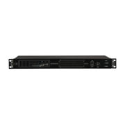 Athena Power RM-1U100D 5.25 in. Aluminum & Steel 1U Rackmount Server Case - 1 External Drive Bays, Black