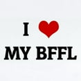 thumbnail image 2 of CafePress - I Love MY BFFL Infant Bodysuit - Baby Light Bodysuit, Size Newborn - 24 Months, 2 of 4