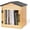 B, variant on Outdoor Library Outdoor Book Box Storage Wooden Cabinet Little Literature Box for Neighborhoods Community and Schools Sharing Books, Flyers, Newspapers, Food and Art