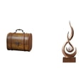 thumbnail image 1 of Estuche organizador de joyas,Organizador de joyas de madera para mujeres,hombres y niñas,Caja de almacenamiento decorativa con tapa abatible para guardar objetos pequeños.,Estatua de, 1 of 8