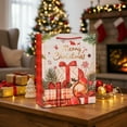 thumbnail image 5 of JeashCHAT Large Christmas Paper Gift Bag, Merry Christmas Gift Wrap Bags with Handles, Christmas Party Supplies Favor Bags, 15.75"x12.2"x4.72", 5 of 6