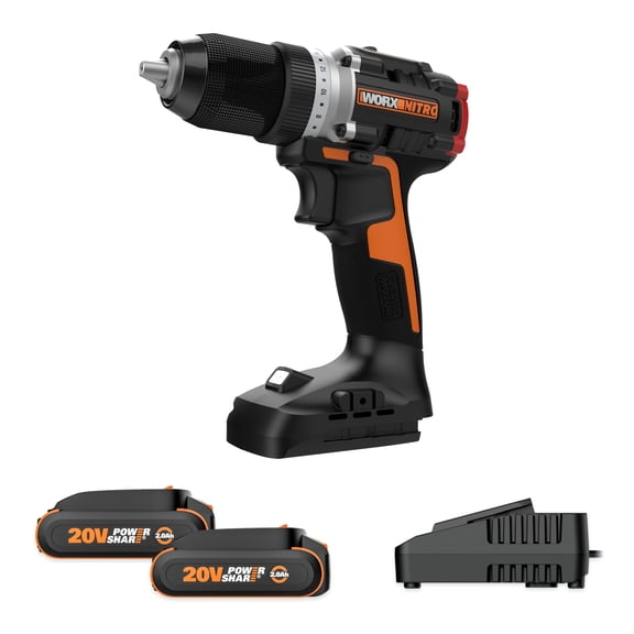 Worx WX100L 20V Power Share 3/8" Drill/Driver (Battery & Charger Included)