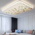 thumbnail image 2 of Sage Green Yellow Spring Floral Fluorescent Light Covers, Watercolor Botanical Summer Flowers Magnetic Light Covers for Ceiling Lights, Fluorescent Ceiling Shade for Classroom Office 4x2Ft x 1PCS, 2 of 8
