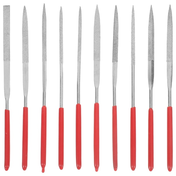 Juego de 10 limas de metal multiusos, limas pequeñas, limas en miniatura de varias formas, limas para manualidades de metal, limas de joyero, limas de metal, limas para manualidades.