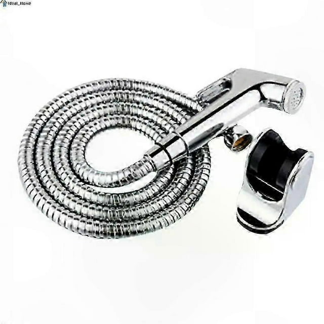 Stainless Steel Handheld Bidet Sprayer with Self-Cleaning Nozzle and Spray Gun for Bathroom Use