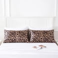 thumbnail image 6 of MR&HM Satin Pillow Case King Size, 2 Pack Satin King Silky Pillowcase for Hair and Skin, Satin Pillowcase Set of 2, 20x36, Brown Leopard, 6 of 9
