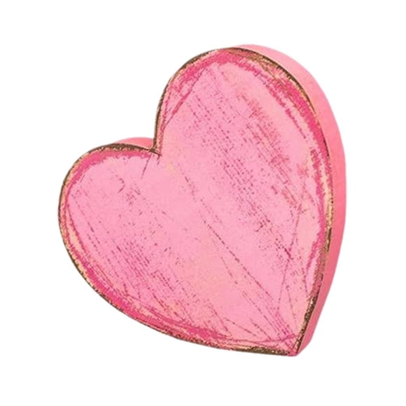 Rustic Wood Heart Decor Trio, 0.6 in Thick with Vintage Finish, Versatile Home Accents for Year-Round Styling, Great Gift for Mothers Day or Birthday