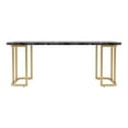 thumbnail image 2 of Furniture of America Clotten Contemporary Metal Coffee Table in Black, 2 of 6