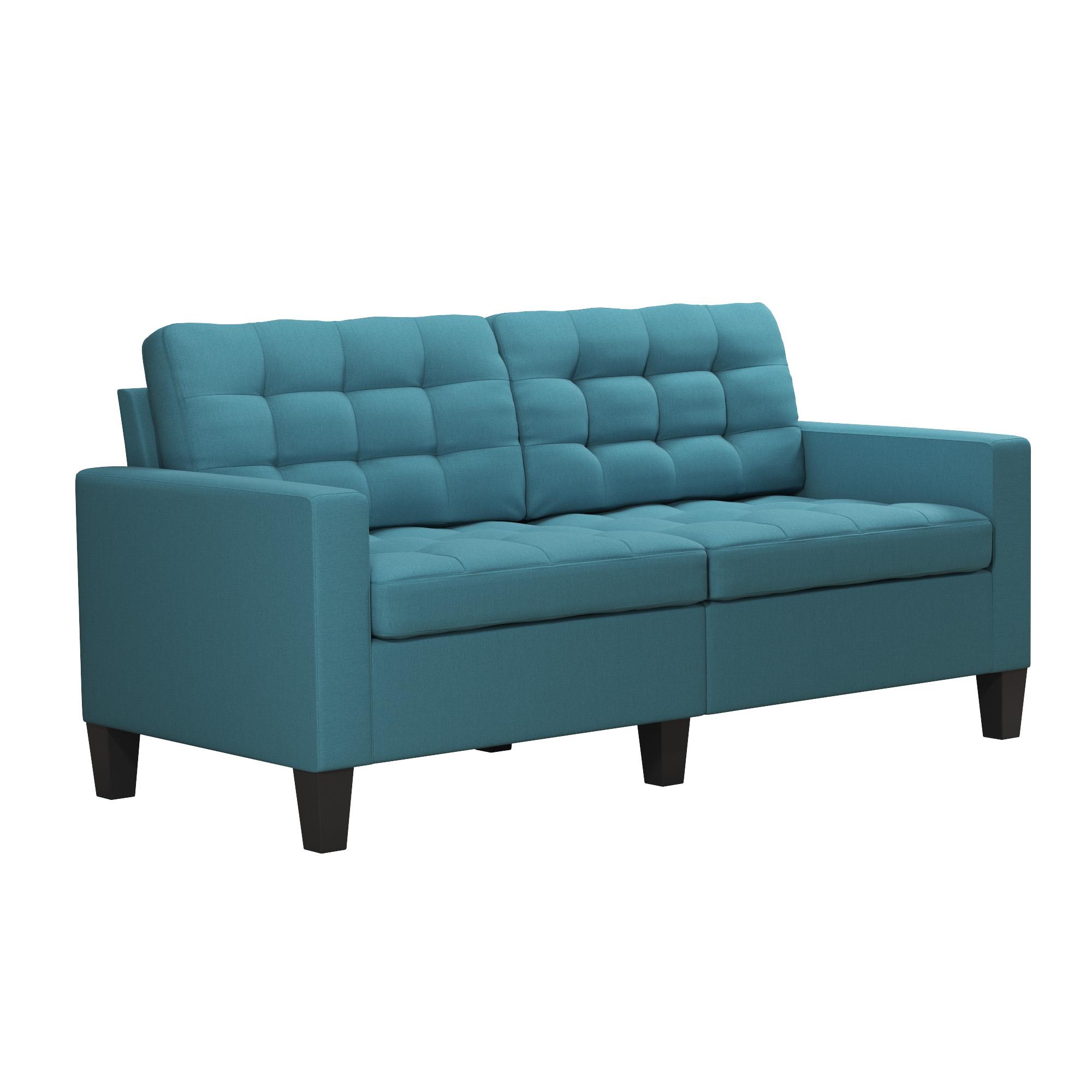 River Street Designs Emily Upholstered Sofa, Teal