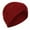 Wine Red, variant on Jiyugala Baseball Caps Women Solid India Hat Muslim Ruffle Cancer Chemo Beanie Turban Wrap Scarf Cap