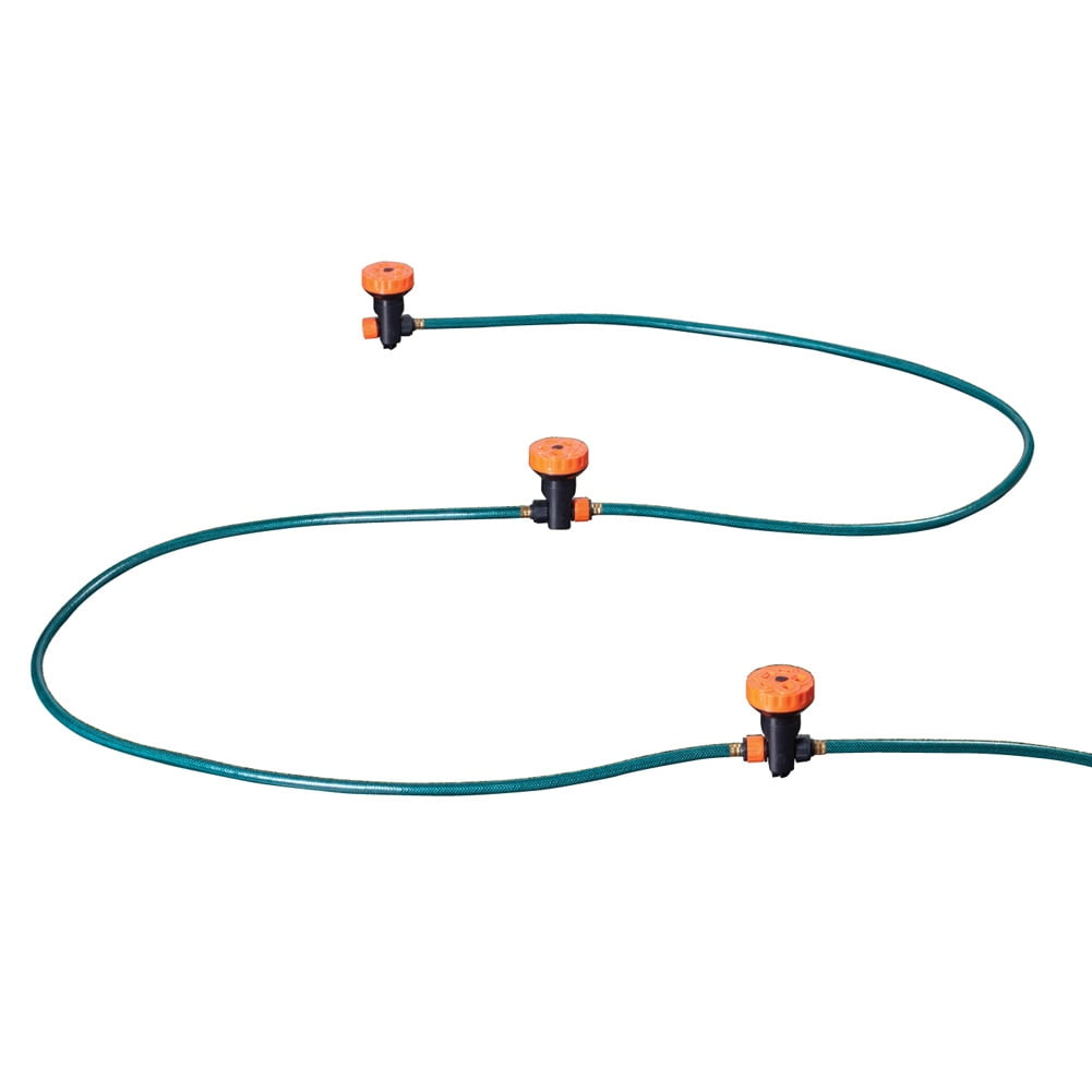 Portable Lawn Sprinkler System Set of 3, Green by Collections Etc